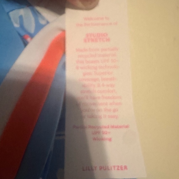 Lilly Pulitzer Pink Blue Halter Sun/tennis dress - Picture 5 of 7